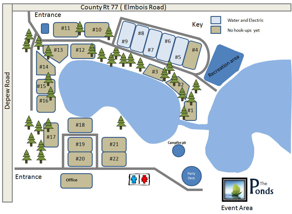 Campsite map